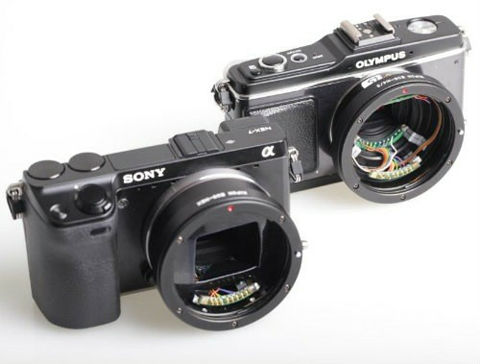Ngàm chuyển dùng ống kính Canon trên máy NEX và MFT.