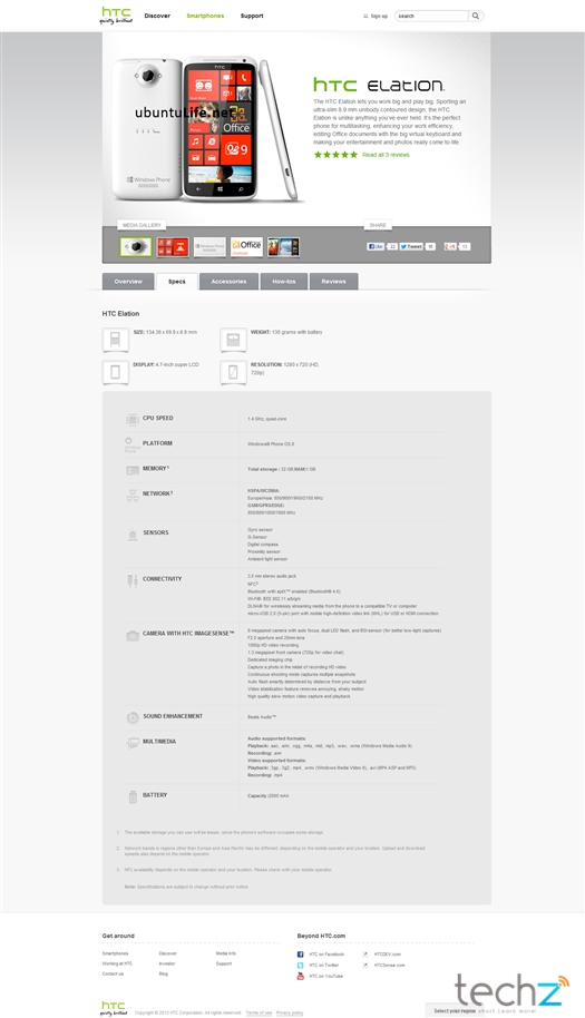 HTC Elation, Windows Phone 8, HTC, rò rỉ hình ảnh HTC Elation lõi tứ, HTC Elation lõi tứ, lõi tứ, Windows Phone 8 lõi tứ, WDP 8, HTC Windows Phone 8 lõi tứ, Elation, HTC Elation WDP8