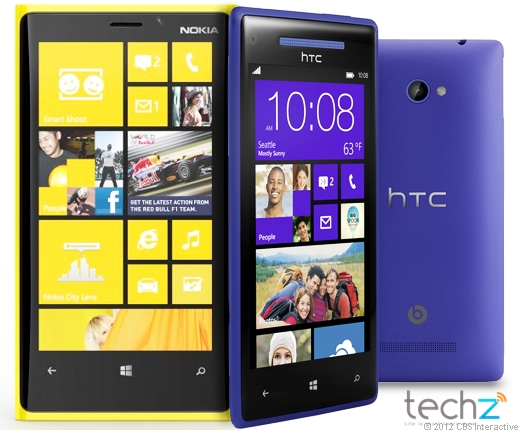 HTC Windows Phone 8, Nokia Windows Phone 8, Lumia 920, HTC 8X, Nokia Lumia 920, so sánh Lumia 920 và HTC 8X, HTC, Nokia, PureView Lumia 920, BSI HTC One X, Qualcomm Snapdragon S4, Windows Phone 8, so sánh thiết bị Windows Phone 8, so sánh, đánh giá, chọn thiết bị nào, WDP8, Lumia 920 WDP8