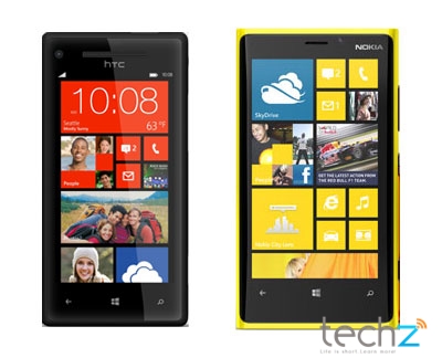 HTC Windows Phone 8, Nokia Windows Phone 8, Lumia 920, HTC 8X, Nokia Lumia 920, so sánh Lumia 920 và HTC 8X, HTC, Nokia, PureView Lumia 920, BSI HTC One X, Qualcomm Snapdragon S4, Windows Phone 8, so sánh thiết bị Windows Phone 8, so sánh, đánh giá, chọn thiết bị nào, WDP8, Lumia 920 WDP8