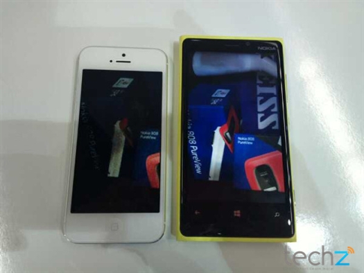 Samsung Galaxy SIII vs Lumia 920,đeo găng tay cảm ứng Lumia 920,Lumia 920 đeo găng tay,cảm ứng Lumia 920,camera PureView,công nghệ Synaptics,dùng chìa khóa cảm ứng,smartphone cao cấp,Windows Phone 8,video test cảm ứng