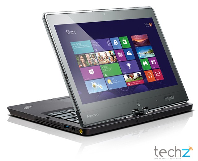 Lenovo ThinkPad Twist ra mắt,Lenovo ThinkPad Twist,ra mắt,Lenovo,trackpoint đỏ,biến hình,máy tính bảng lai laptop,máy tính bảng,Windows 8