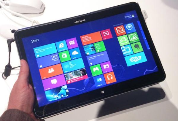 Tablet Samsung dual-boot Windows 8 và Android