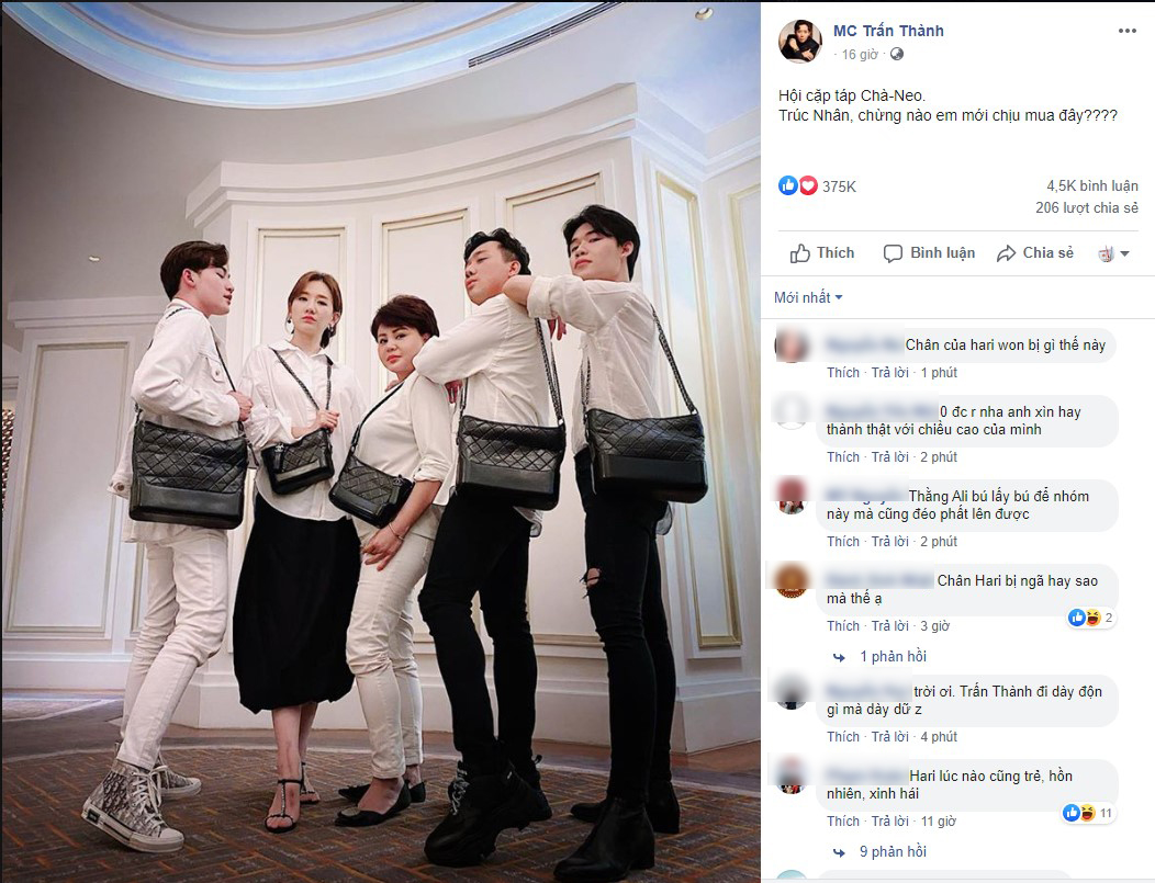 Hari Won v&ocirc; t&igrave;nh để lộ vết bầm t&iacute;m k&igrave; lạ tr&ecirc;n cơ thể, Trấn Th&agrave;nh bị cư d&acirc;n mạng r&eacute;o t&ecirc;n tra hỏi ảnh 1