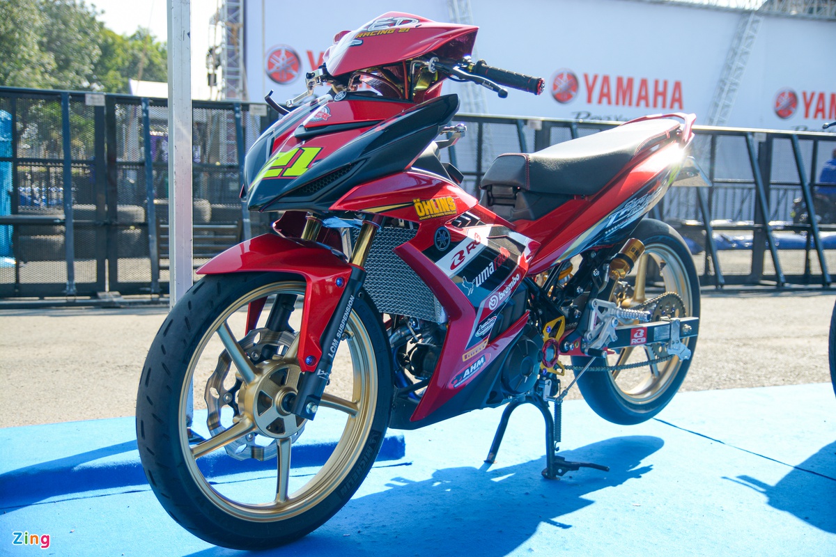 Yamaha Exciter 150 bản độ xe đua tuyệt đỉnh khiến Honda Winner X &lsquo;l&aacute;c mắt&rsquo; ảnh 1