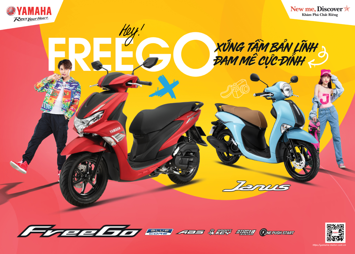 Yamaha FreeGo 2022 trình làng tại Việt Nam: Thiết kế ấn tượng, giá bán khiến Honda Air Blade e ngại ảnh 1