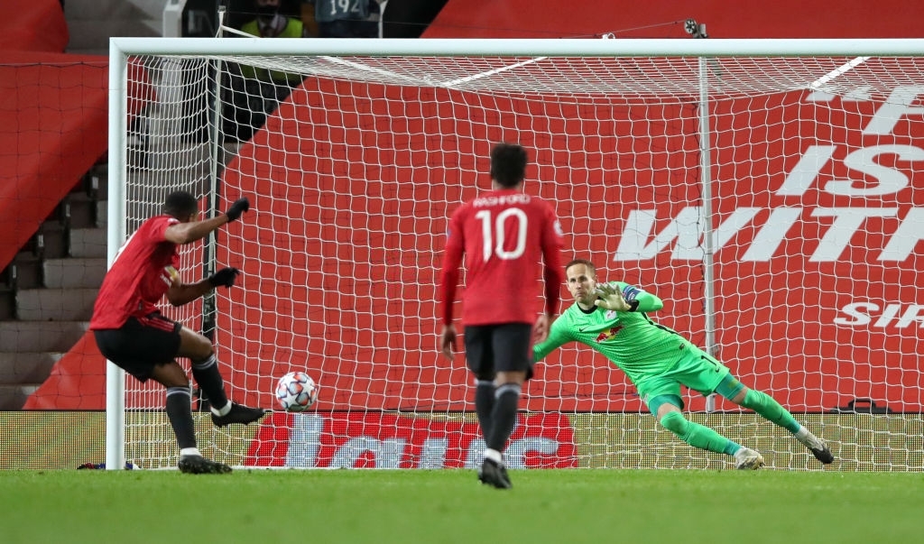 Chùm ảnh: Rashford lập hat-trick, mũi đinh ba của Quỷ Đỏ lại rực cháy trên Thánh địa Old Trafford ảnh 10