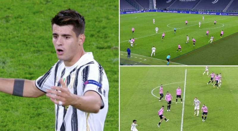 Juventus phẫn nộ vì VAR khiến Morata ‘mất oan’ cú hat-trick trong trận đấu với Barca ảnh 3