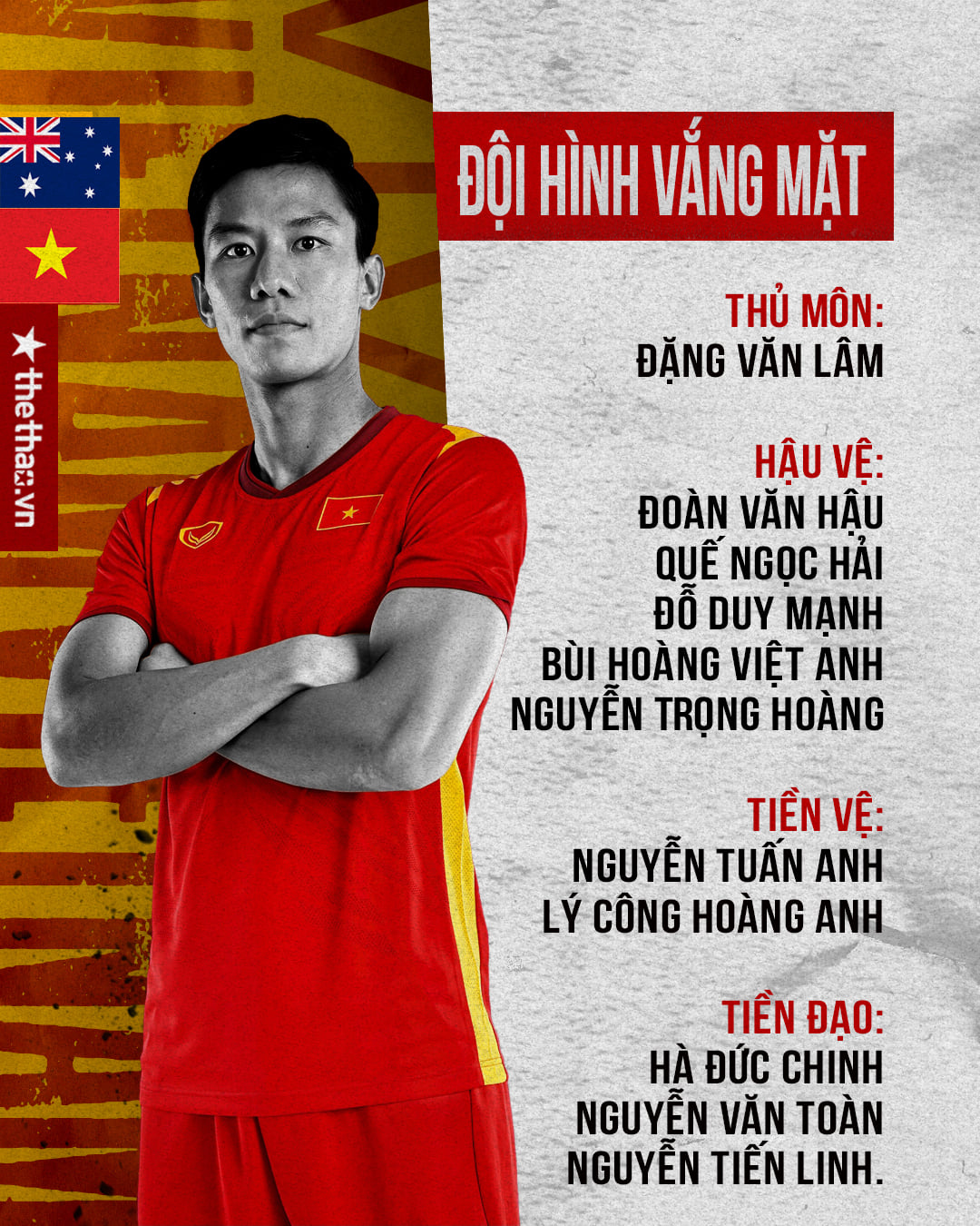 HLV Park chính thức khủng hoảng lực lượng: Nguyên một đội hình vắng mặt ở trận Việt Nam vs Australia