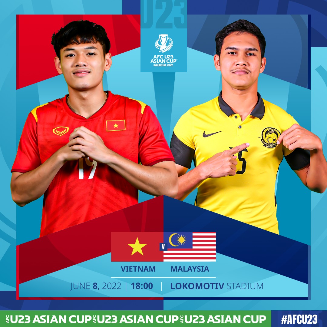 Trực tiếp bóng đá U23 Việt Nam vs U23 Malaysia, U23 châu Á hôm nay - Link xem trực tiếp bóng đá VTV6