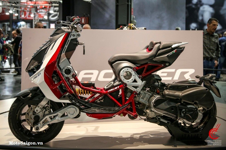 Mẫu xe tay ga Italjet Dragster 2020 ra mắt với thiết kế cực chất,