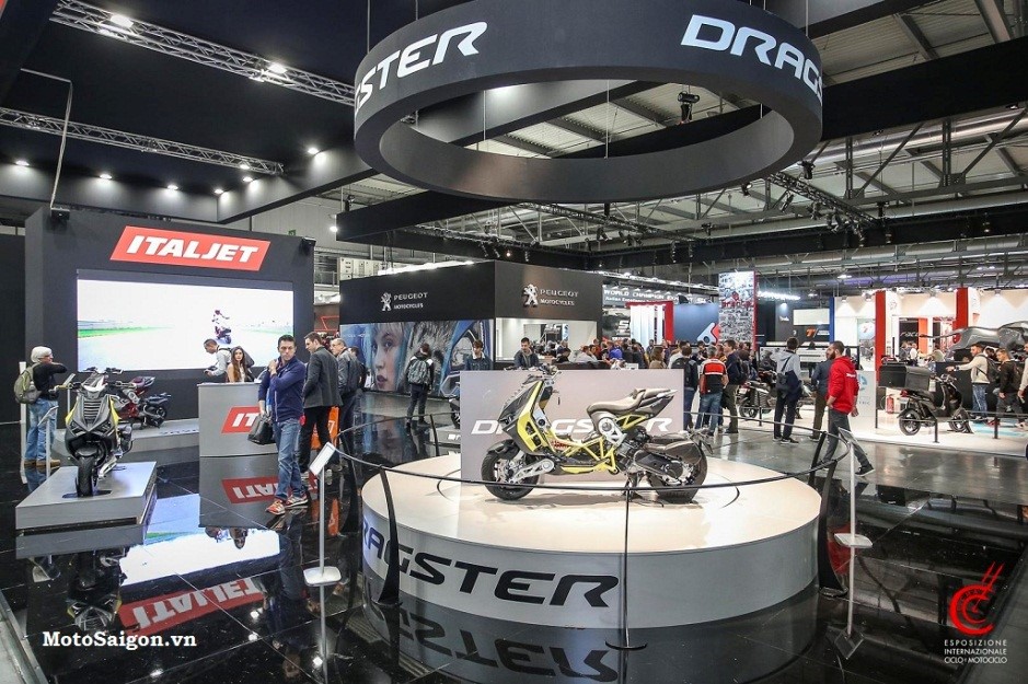 Mẫu xe tay ga Italjet Dragster 2020 ra mắt với thiết kế cực chất,