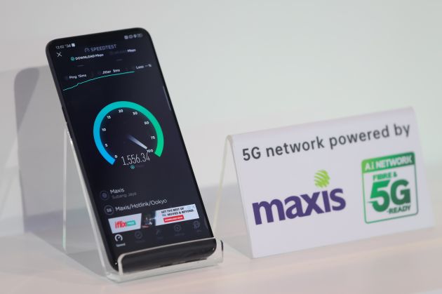 OPPO and Malaysian operator Maxis jointly built a 5G network at the event