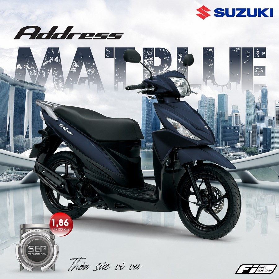 Suzuki Address 2021 phiên bản mới