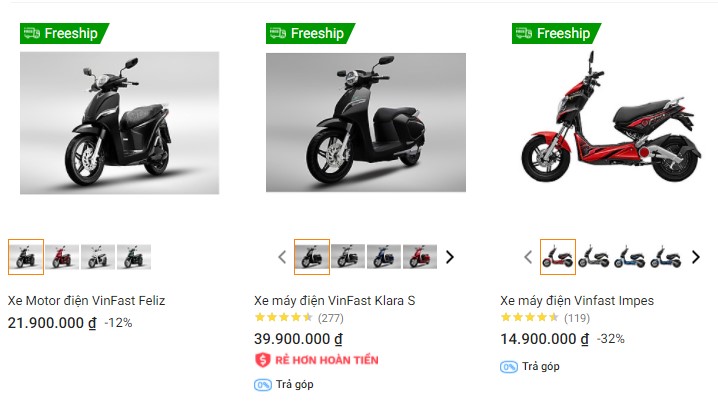 Giá xe máy điện VinFast Feliz