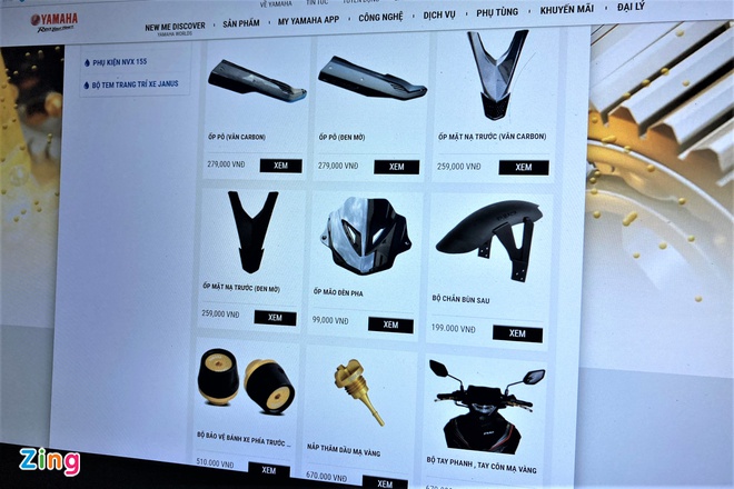 Yamaha Exciter 155 2021 có thêm bộ phụ kiện chính hãng, giá bán gây bất ngờ