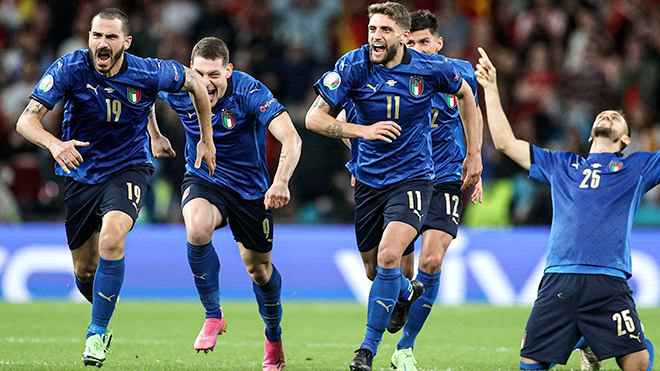 Trực tiếp chung kết EURO 2021 giữa Italia - Anh 2h ngày 12/7: Link VTV full HD siêu nét, tốc độ cao