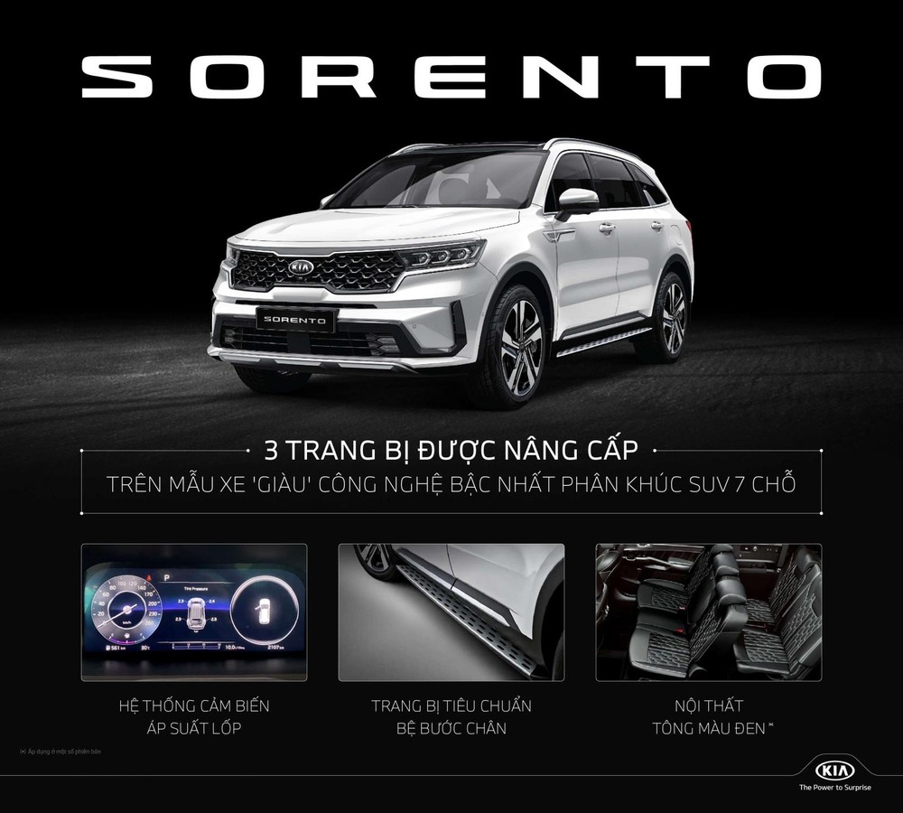 Kia Sorento được bổ sung thêm trang bị mới, giảm giá cả trăm triệu đồng 'đe nẹt' Hyundai SantaFe