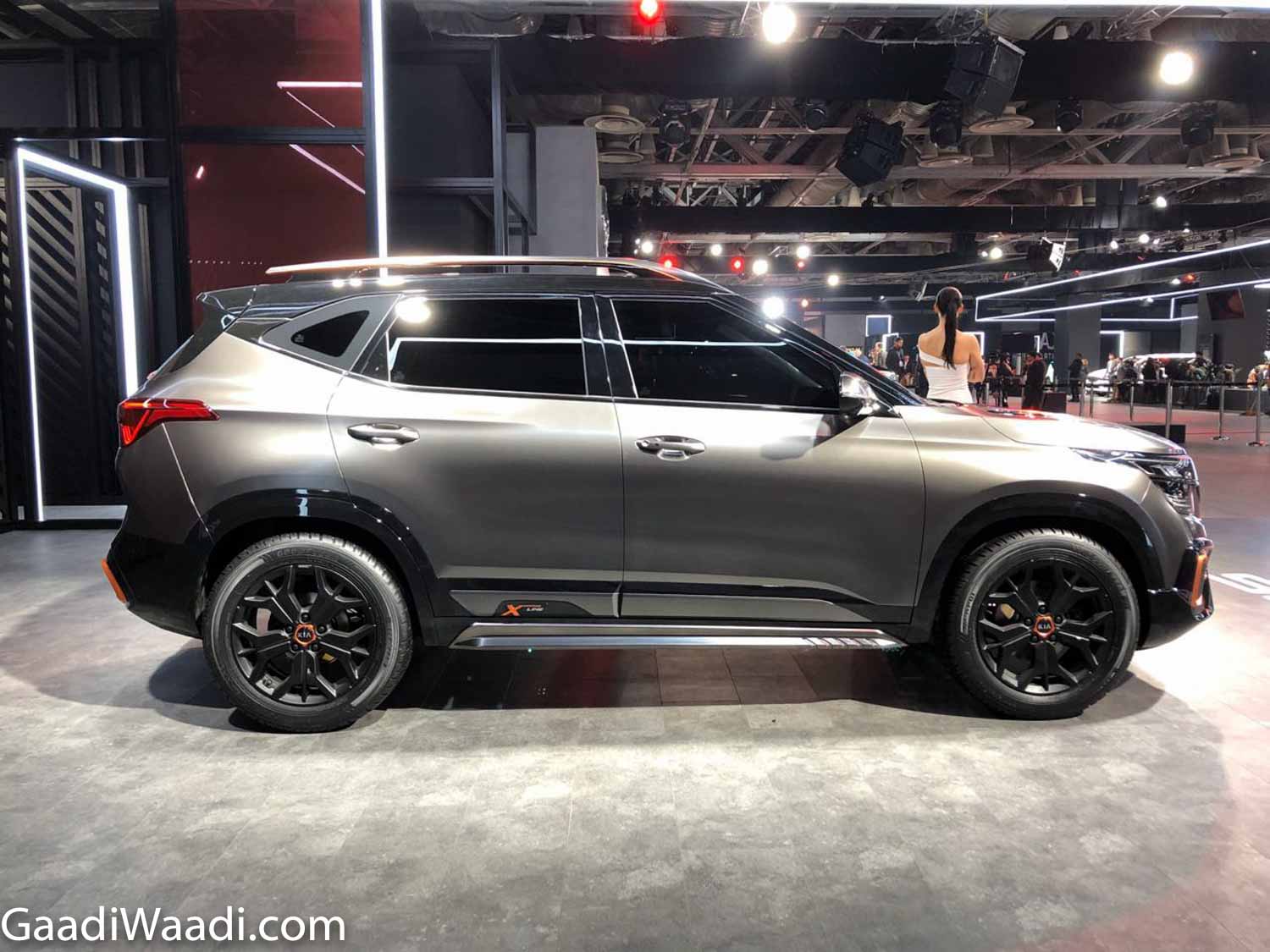 Kia Seltos 2021 bản X-Line chuẩn bị ra mắt, cận cảnh thiết kế đẹp lấn át Toyota Corolla Cross