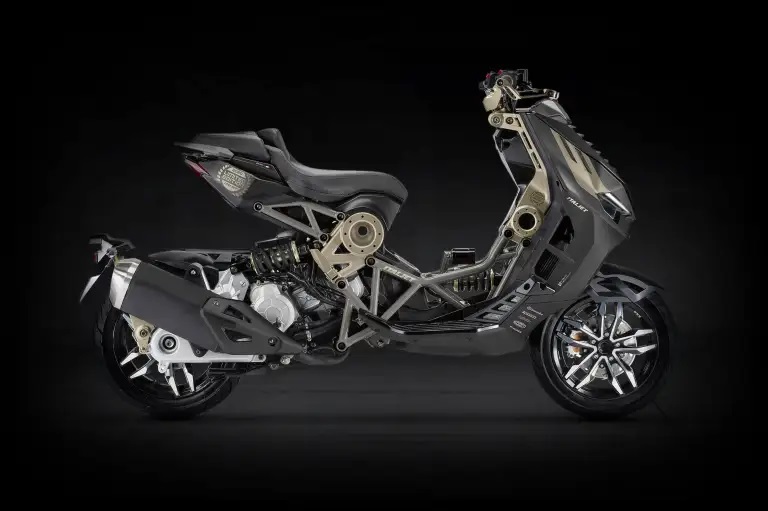 Cận cảnh mẫu xe ga đẹp lạ mới ra mắt, gi&aacute; b&aacute;n v&agrave; trang bị khiến Honda SH 150i phải 'd&egrave; chừng'