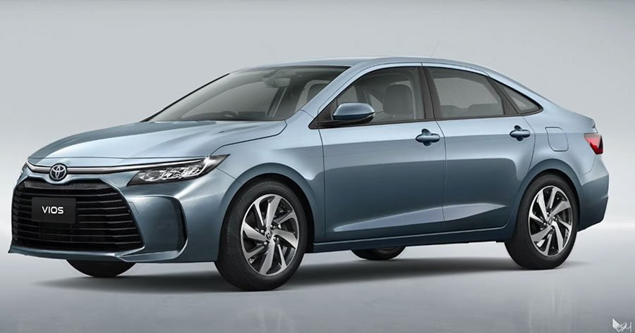 Hé lộ diện mạo hoàn toàn mới của Toyota Vios 2023: Táo bạo hơn, Hyundai Accent thêm áp lực