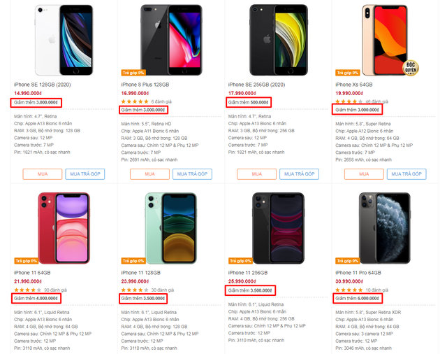 Trước thềm ra mắt iPhone 12, loạt mẫu điện thoại cũ giảm sốc đến 10 triệu đồng ảnh 1