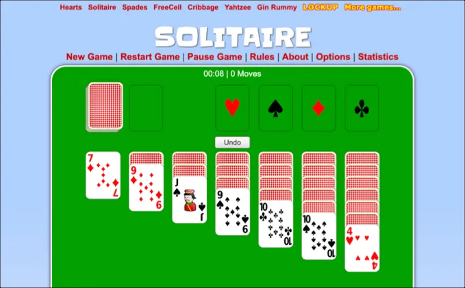 Cardgames.io Solitaire