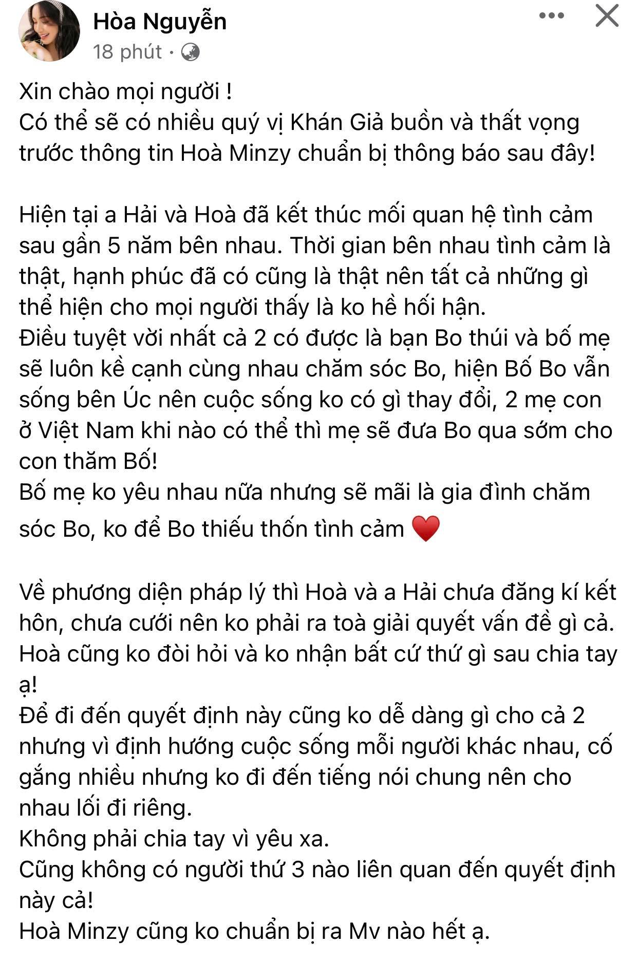 Hoa-minzy-xac-nhan-da-chia-tay-ban-trai-ly-doket-thuc-moi-tinh-5-nam-khien-du-luan-tiec-nuoi