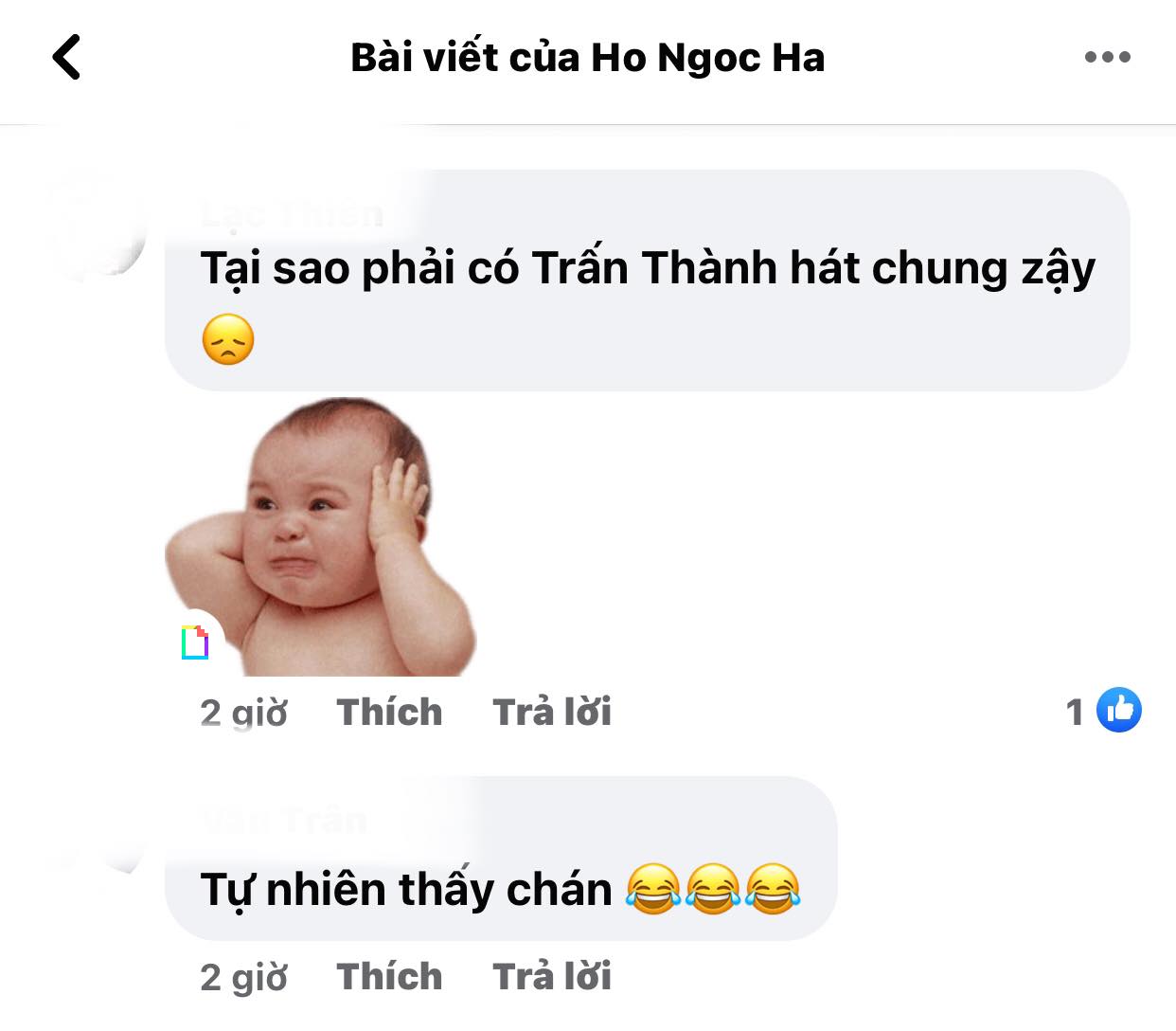 Khan-gia-dong-loat-phan-doi-chi-trich-khong-ngung-ho-ngoc-ha-tung-clip-song-ca-cung-tran-thanh-1