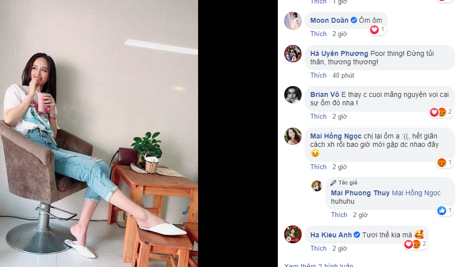 Bài đăng của Mai Phương Thúy trên Facebook cá nhâ