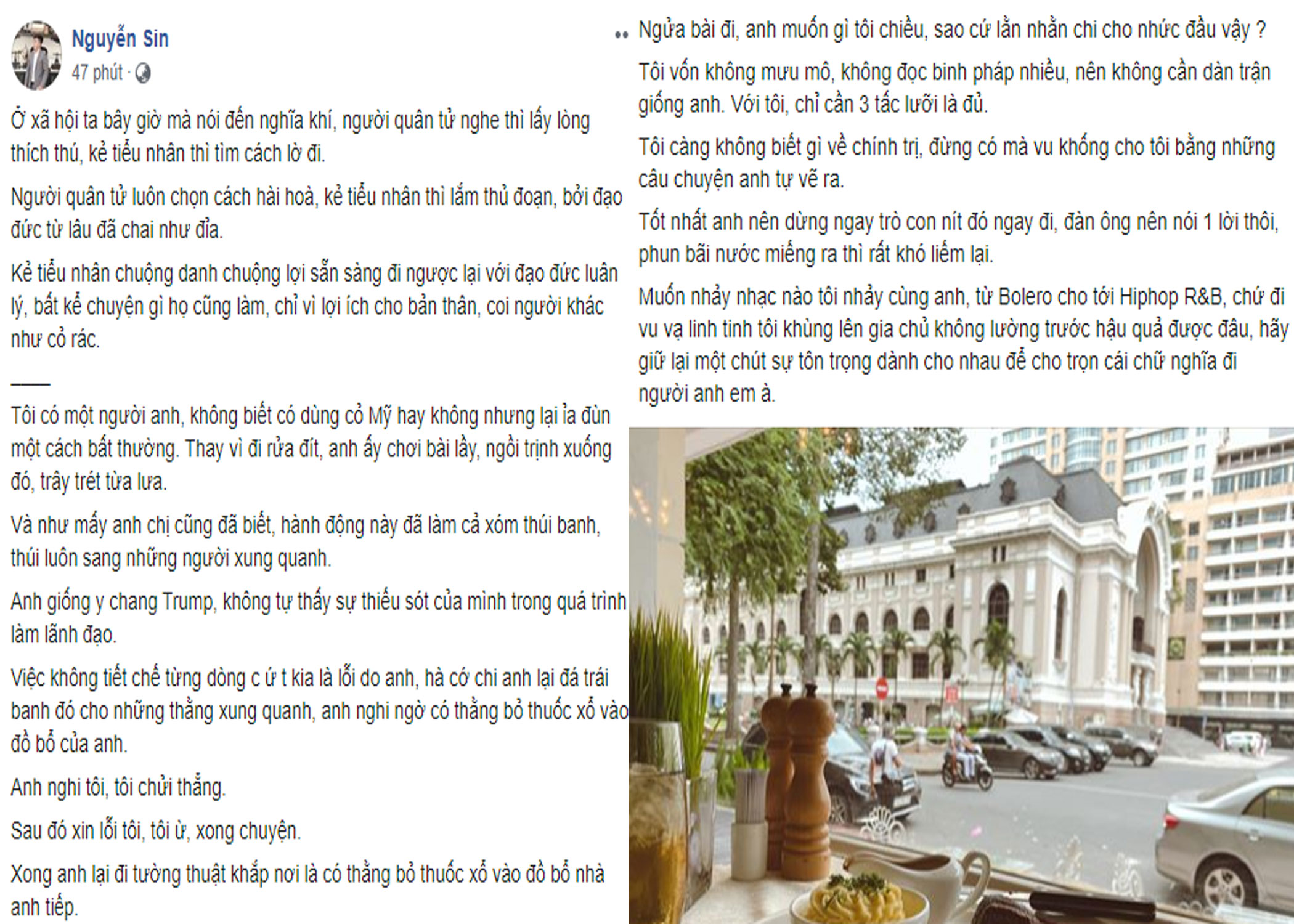 Hậu bị mẹ Mai Phương đòi kiện, Nguyễn Sin bất ngờ đăng đàn: 'Ngửa bài đi, anh muốn gì tôi chiều'