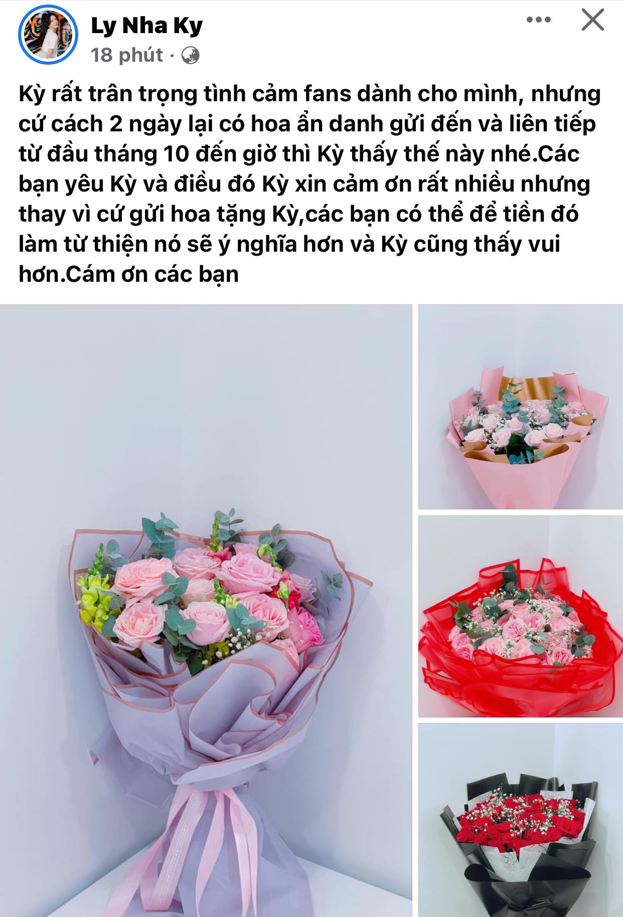 Ly-nha-ky-len-tieng-tu-choi-viec-fans-lien-tuc-gui-tang-hoa-va-thang-than-noi-ro-ly-do-dang-sau