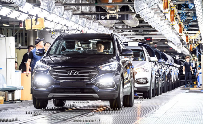 Tập đoàn Huyndai tạm dừng sản xuất ô tôtại nhiều nhà máy ở Hàn Quốc