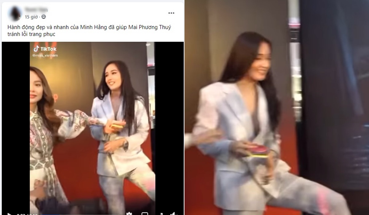 Khoảnh khắc hú hồn khi Mai Phương Thúy suýt lộ hàng nhưng may được Minh Hằng cứu kịp