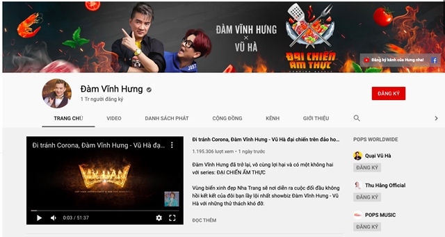 Dam-Vinh-Hung-Sieu-lay-loi-vuot-mat-hang-loat-sao-Viet-dat-ky-luc-moi-tren-kenh-youtube