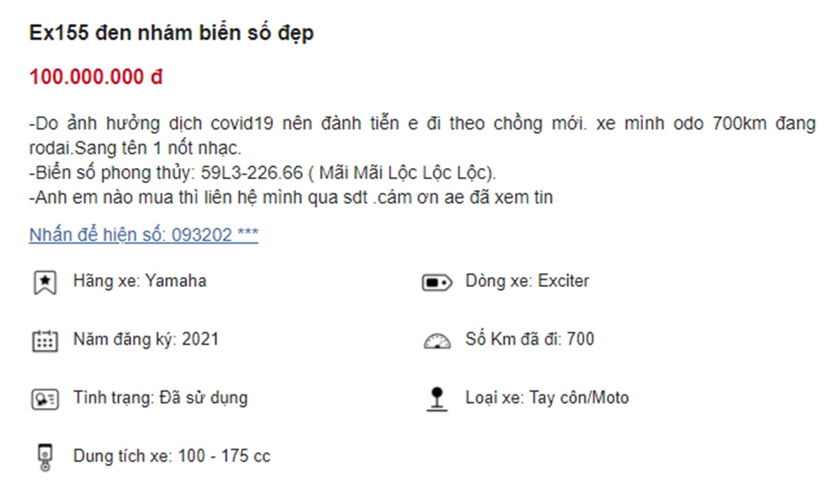 Chiếc Yamaha Exciter 155 VVA c&oacute; gi&aacute; kh&ocirc;ng tưởng, d&acirc;n t&igrave;nh &lsquo;trố mắt' trước chi tiết &lsquo;độc nhất v&ocirc; nhị' ảnh 1