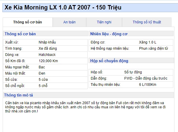 Chiếc Kia Morning siêu rẻ giá chỉ 150 triệu: Ai mua Honda SH 150i có lẽ cần suy nghĩ lại ngay! ảnh 1