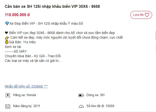 Chiếc Honda SH 125i c&oacute; gi&aacute; kh&ocirc;ng tưởng, d&acirc;n t&igrave;nh &lsquo;giật m&igrave;nh thon th&oacute;t&rsquo; trước chi tiết đặc biệt n&agrave;y ảnh 1
