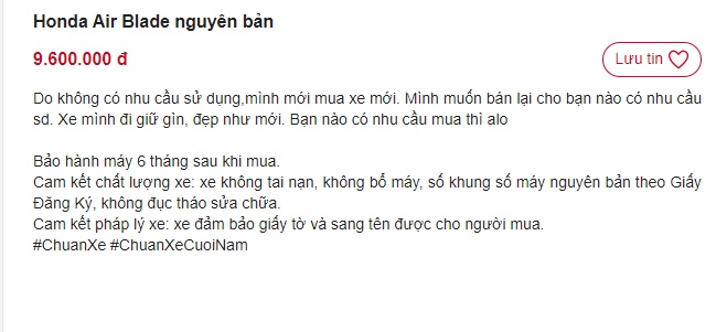 'Ngất xỉu' v&igrave; chiếc Honda Air Blade rao b&aacute;n chỉ 9 triệu, rẻ hơn Honda Vision mới 2021 tận 25 triệu ảnh 1