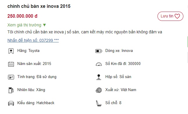 Chiếc Toyota Innova 'l&agrave;m mưa, l&agrave;m gi&oacute;' với gi&aacute; chỉ 250 triệu, rẻ hơn Kia Morning mới tận 100 triệu ảnh 1