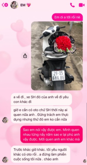 Góc đắng lòng: Nam thanh niên đi Honda SH bị người yêu đá trước ngày 8/3, CĐM sững người vì lý do ảnh 2