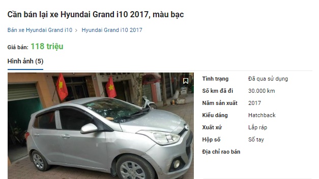 Phát sốt với chiếc Hyundai Grand i10 giá 118 triệu khiến Kia Morning xỉu ngang, cơ hội mua xe giá rẻ ảnh 1