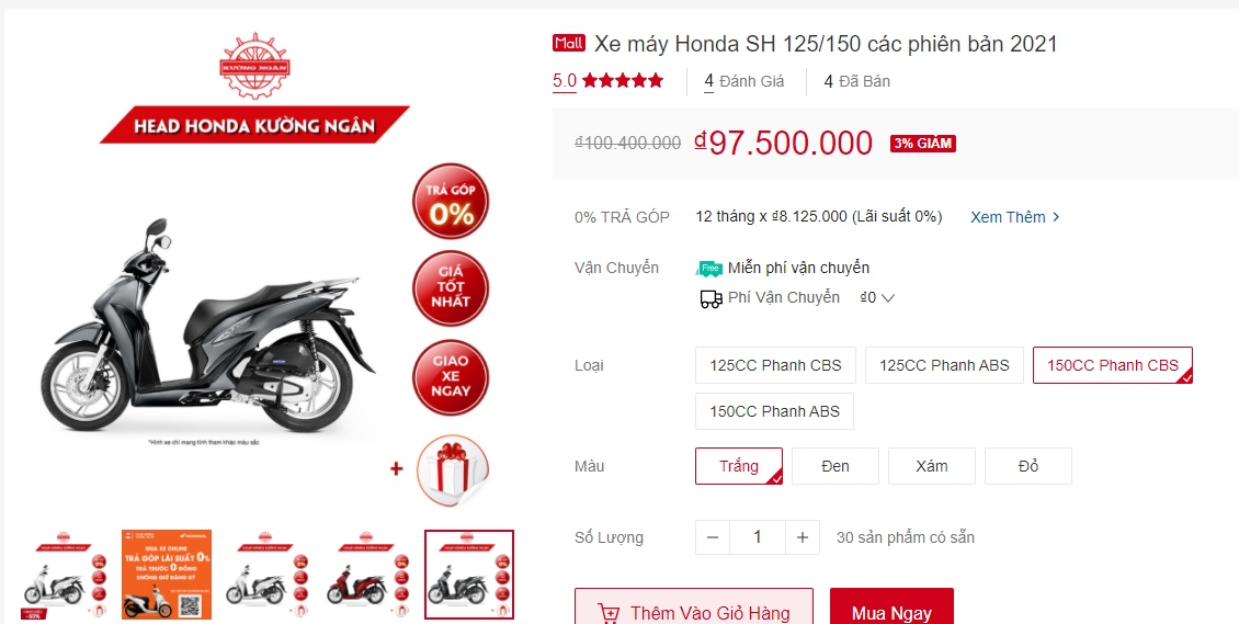 'Tim đập bịch bịch' trước giá xe Honda SH 150i 2021 tại đại lý giảm cực sâu: Khách Việt chốt ngay! ảnh 3