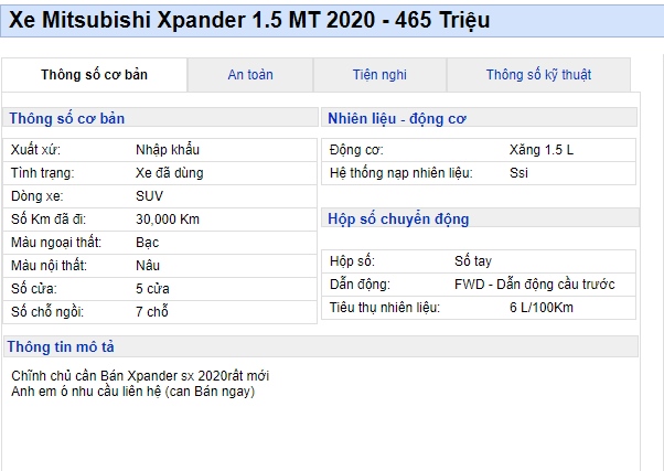 Mẫu MPV Mitsubishi Xpander g&acirc;y sốt với gi&aacute; rao b&aacute;n gi&aacute; rẻ hơn Toyota Innova mới 2021 h&agrave;ng trăm triệu ảnh 1