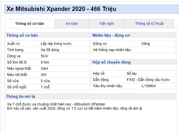'Ông hoàng MPV' Mitsubishi Xpander rao bán giá rẻ 466 triệu, thấp hơn Suzuki Ertiga mới 100 triệu ảnh 1