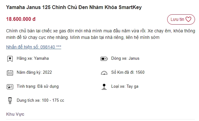 'Giật m&igrave;nh' trước đối thủ Honda Vision rao b&aacute;n gi&aacute; chỉ 18 triệu, rẻ ngang Wave Alpha 2022 mới nhất ảnh 1