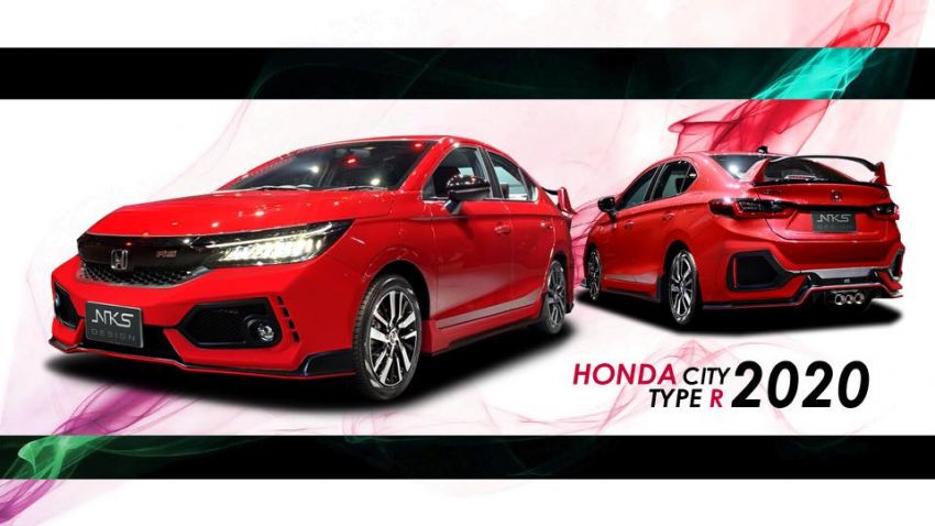 Honda City 2020 biến hình thành Honda Civic Type R chỉ với gói trang bị đơn giản