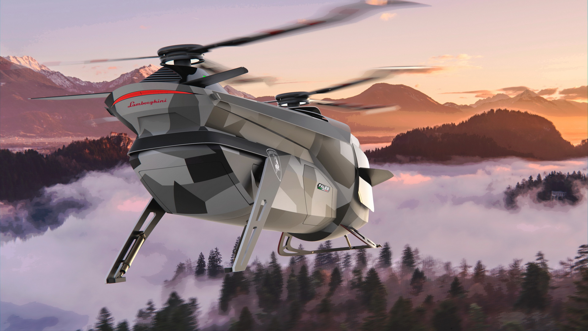 Siêu xe chưa là gì, Lamborghini chuẩn bị có cả siêu trực thăng