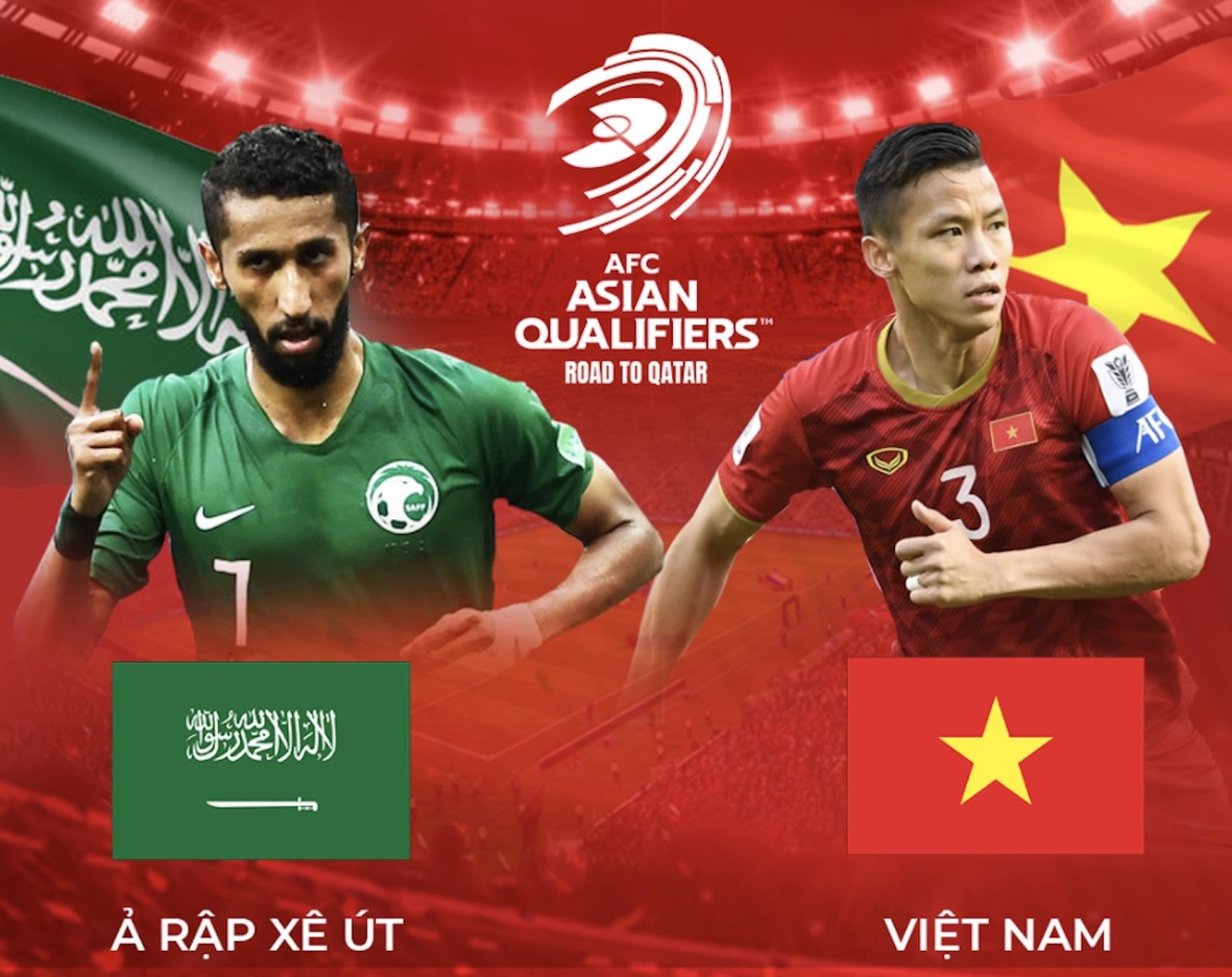 Trực tiếp b&oacute;ng đ&aacute; Việt Nam vs Saudi Arabia - VL World Cup 2022: Link xem trực tiếp VTV6 Full HD