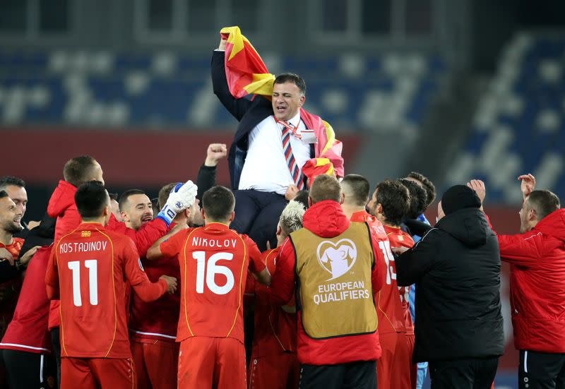 Danh s&aacute;ch CH&Iacute;NH THỨC ĐT Bắc Macedonia tham dự VCK Euro 2021: Ngựa &ocirc; mới của b&oacute;ng đ&aacute; ch&acirc;u &Acirc;u?
